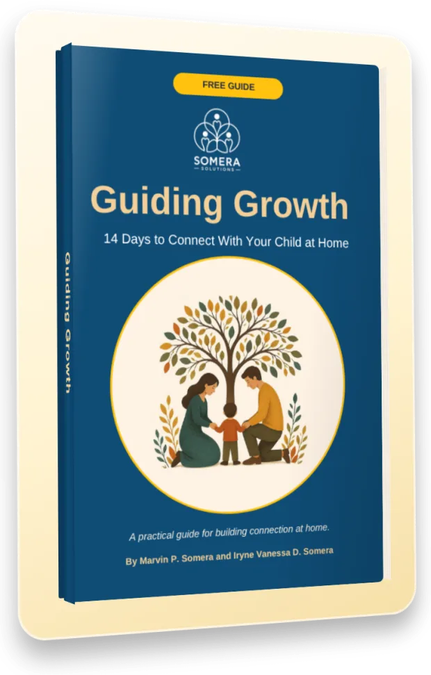 Guiding Growth: 14 Days to Connect With Your Child at Home — free guide by Marvin P. Somera and Iryne Vanessa D. Somera